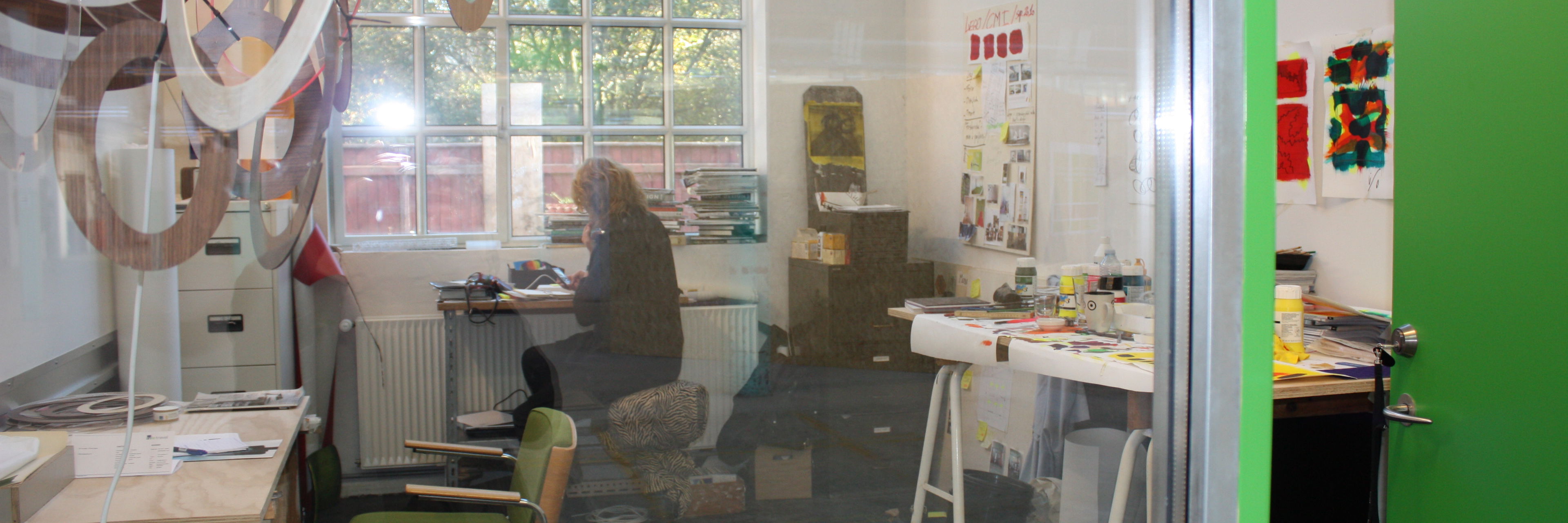 Lukket studio i Spinderihallerne