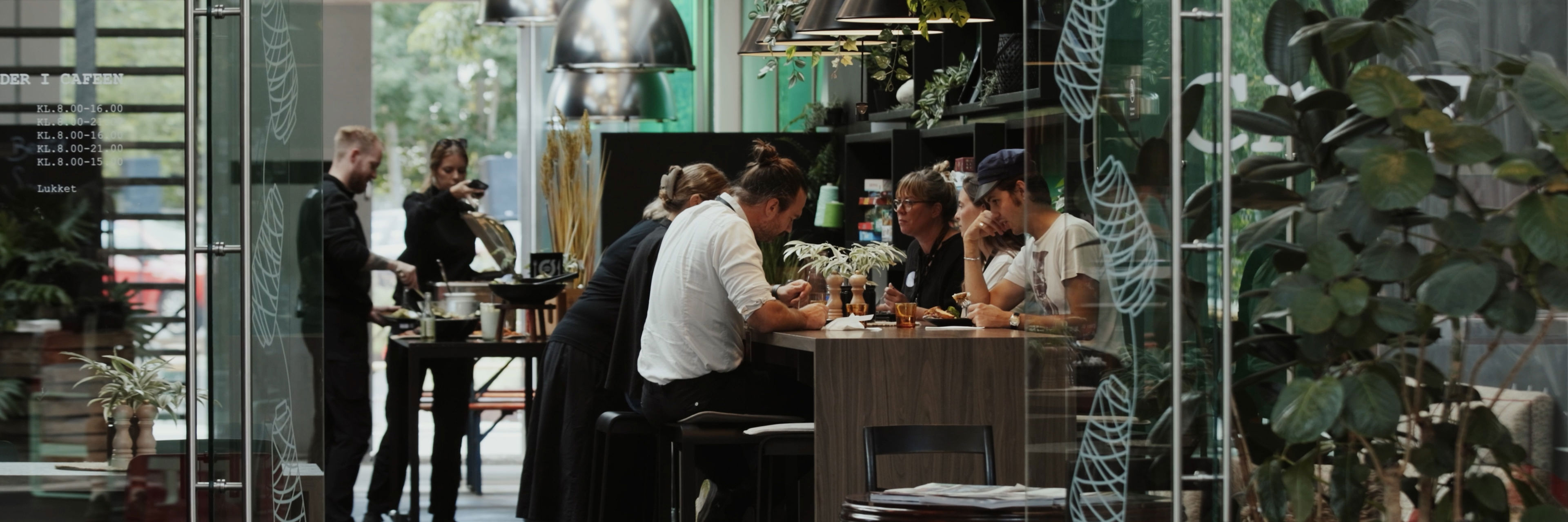 Spinderihallernes café