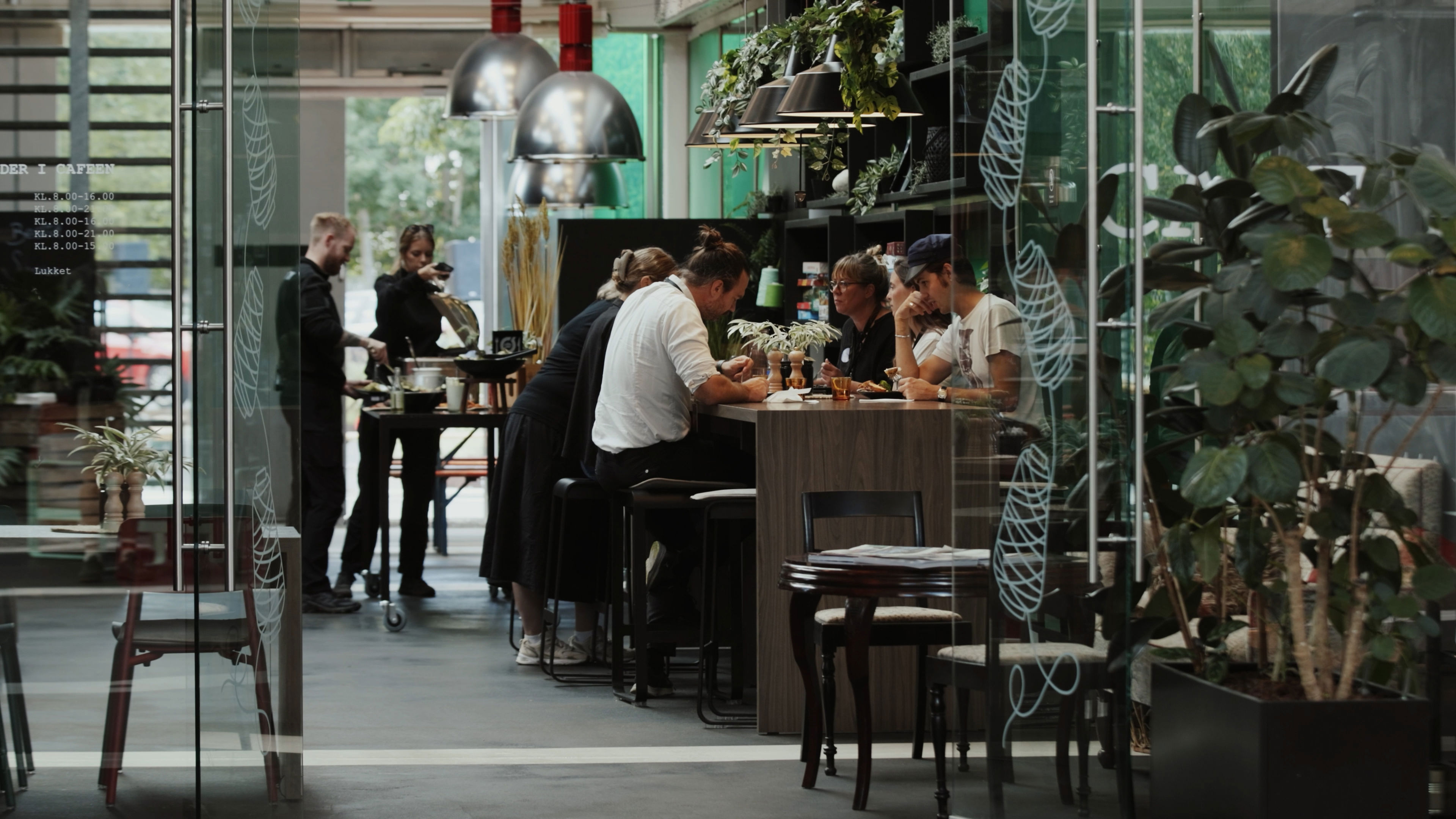 Spinderihallernes café